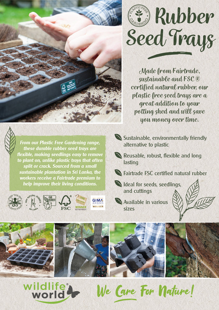 Plastic Free Gardening Seed Trays Fact Sheet POS