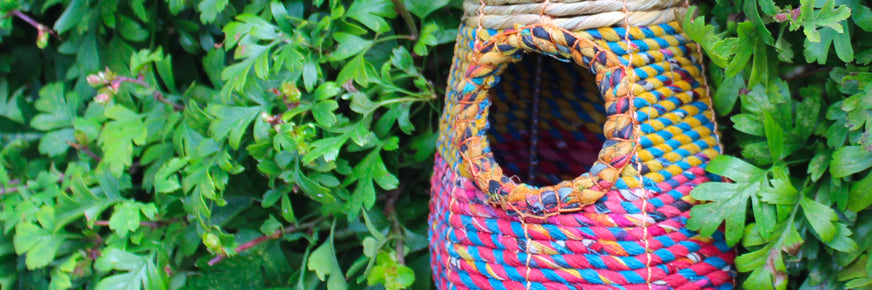 Beautiful Fair-Trade Handwoven Artisan Nesters from Wildlife World