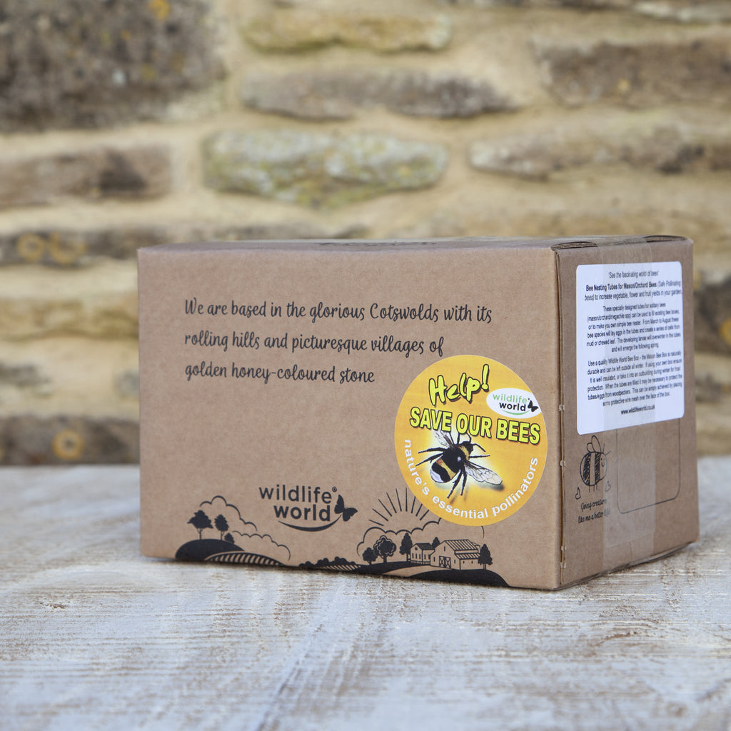 Box for Wooden Bee Tubes Wildlife World